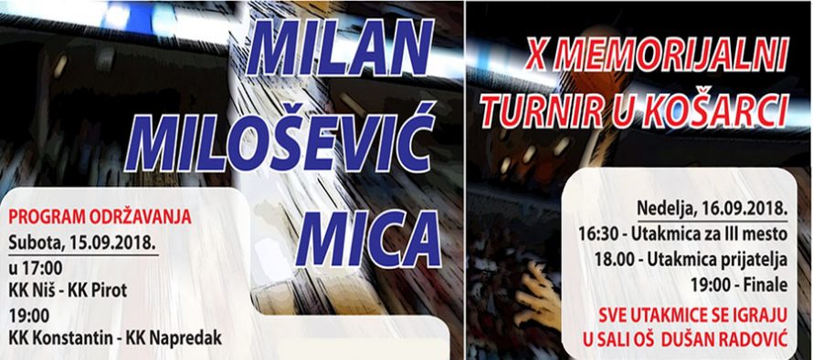 Deseti Memorijalni turnir “Milan Milošević Mica”