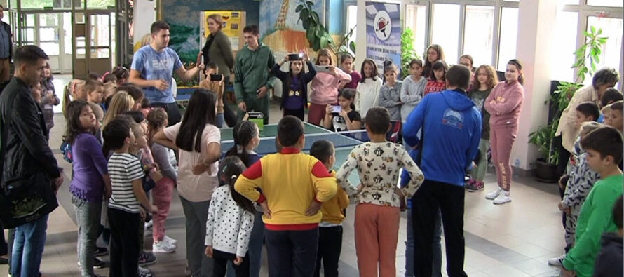 Promocija stonog tenisa u školi u Brzom Brodu (VIDEO)