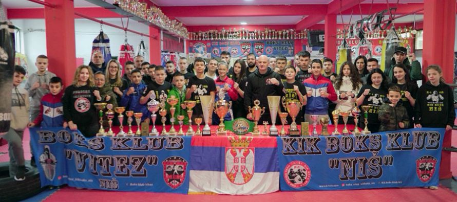 Kik boks klub “Niš” još jednu godinu završio kao najuspešniji u Srbiji